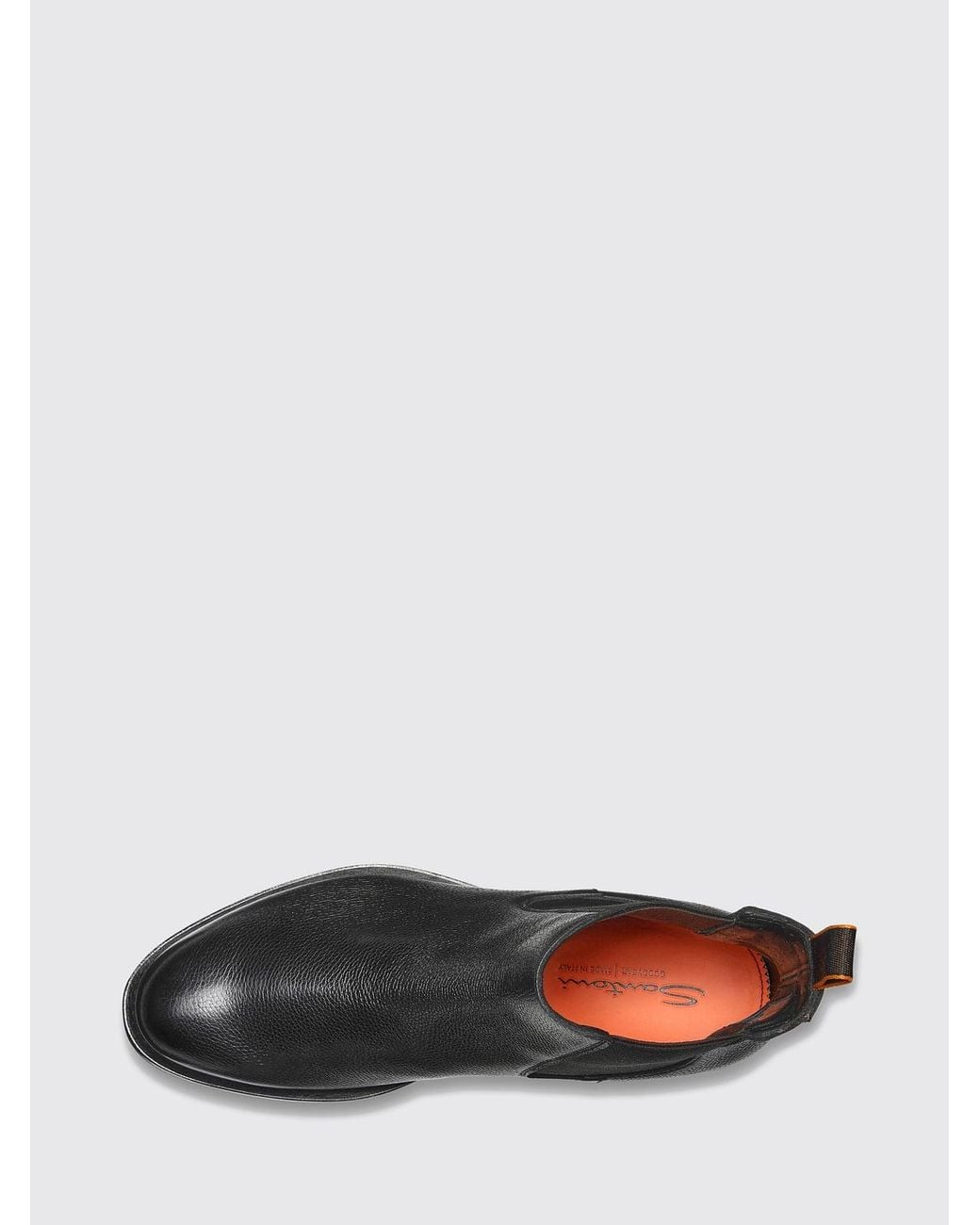 Santoni Black Boot for men