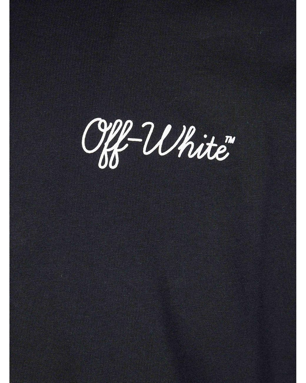 Off-White c/o Virgil Abloh Black Crew-Neck T-Shirt for men
