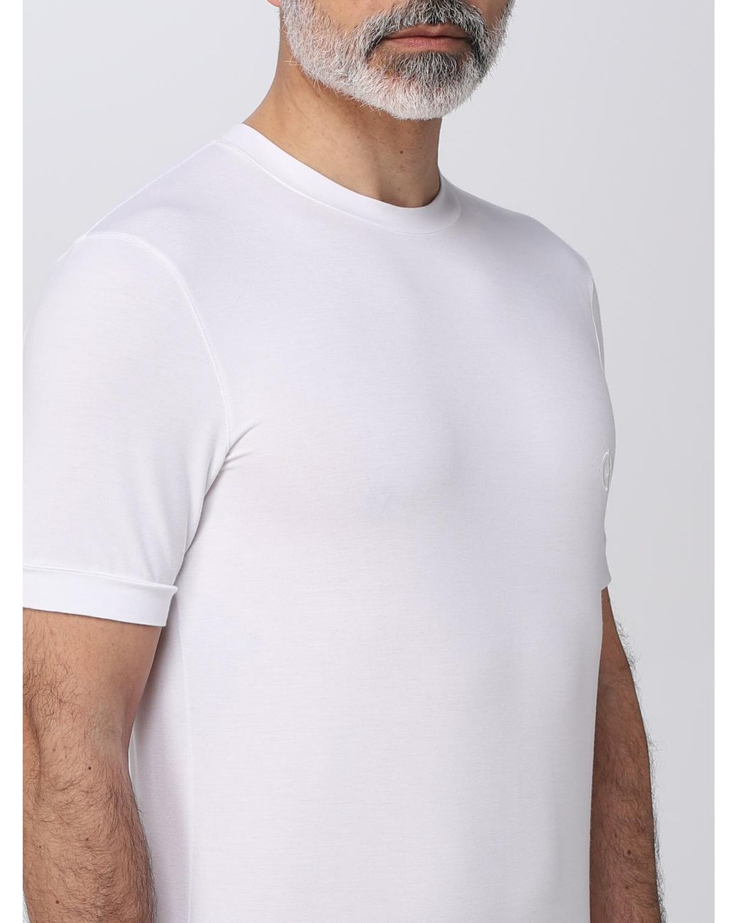 Giorgio Armani White T-shirt for men