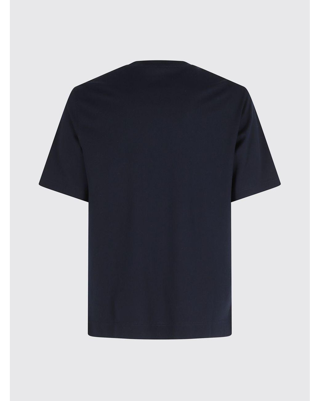 Circolo 1901 Blue Short-Sleeved Stretch Cotton Jersey Crewneck T-Shirt for men