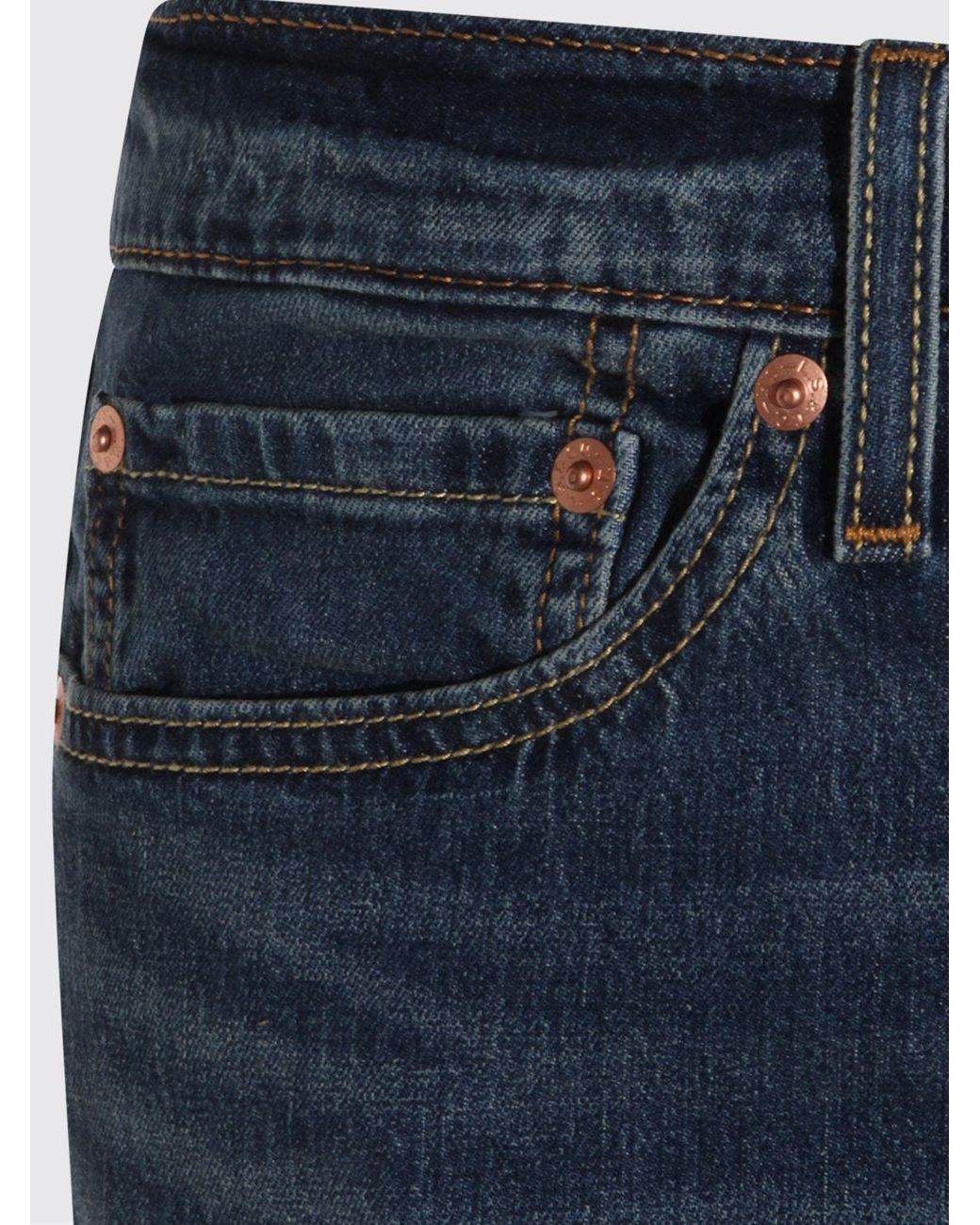Levi's Blue 511 Cotton Blend Denim Jeans for men