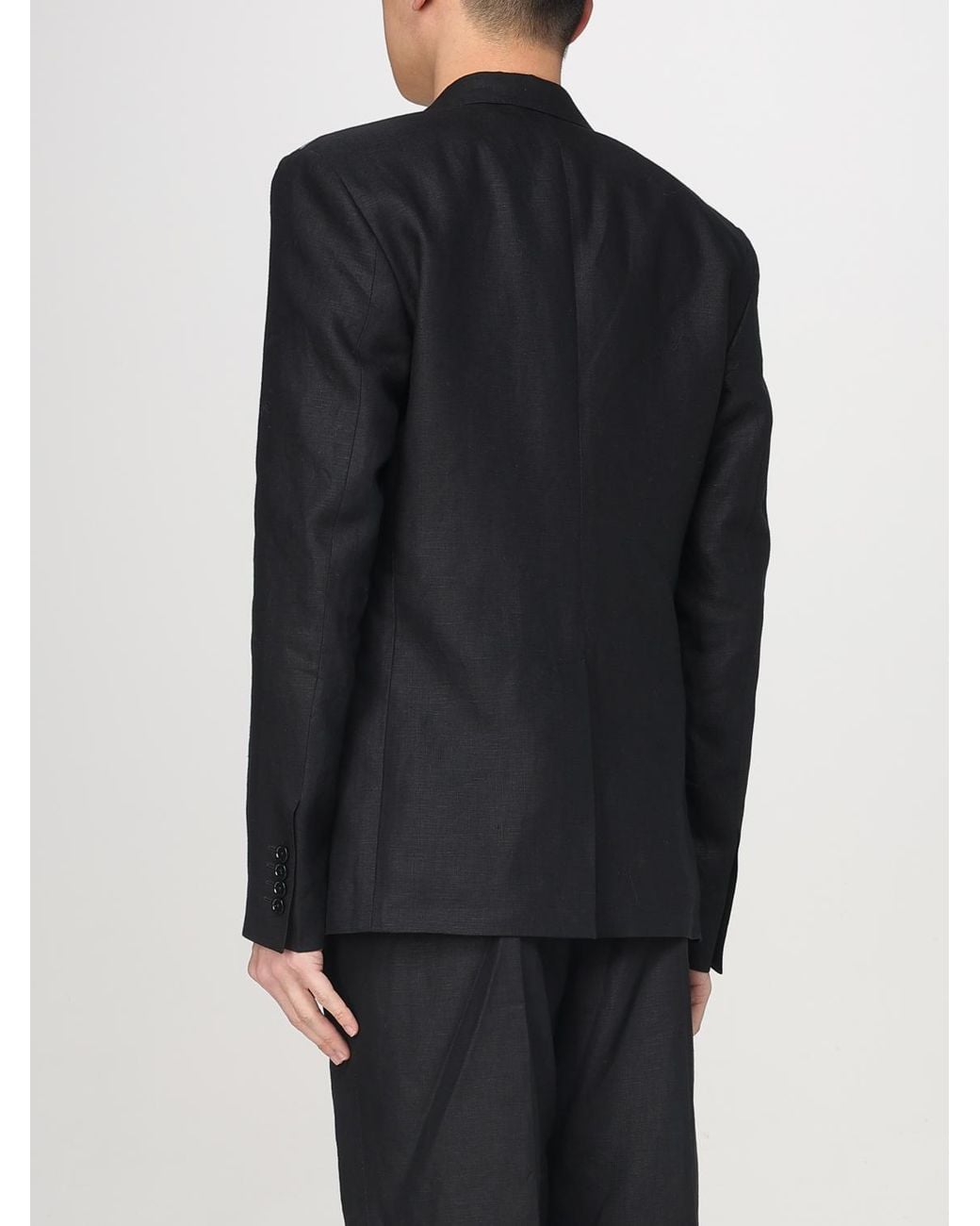 Dolce & Gabbana Blue Tailored Notch Lapel Suit Jacket for men