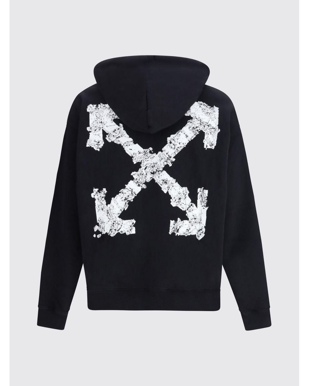 Off-White c/o Virgil Abloh Blue Cotton Hoodie for men