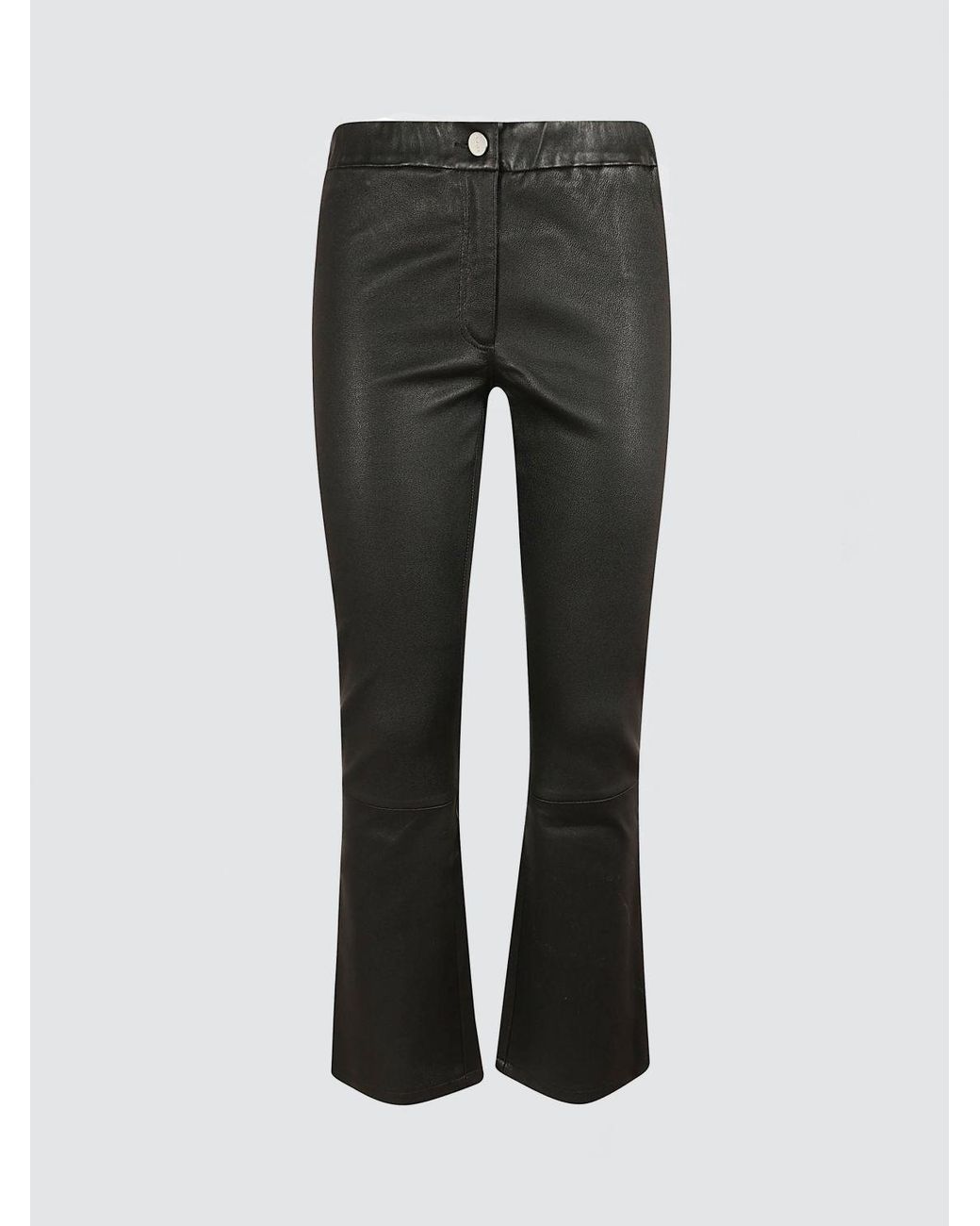 Arma Black Mid-Rise Flared Trousers