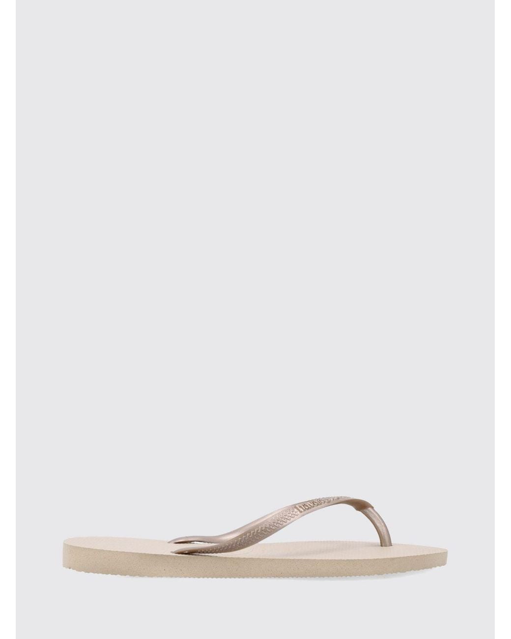 Havaianas Multicolor Slim Rubber Thong Sandals With Low Heel And Tone-On-Tone Logo