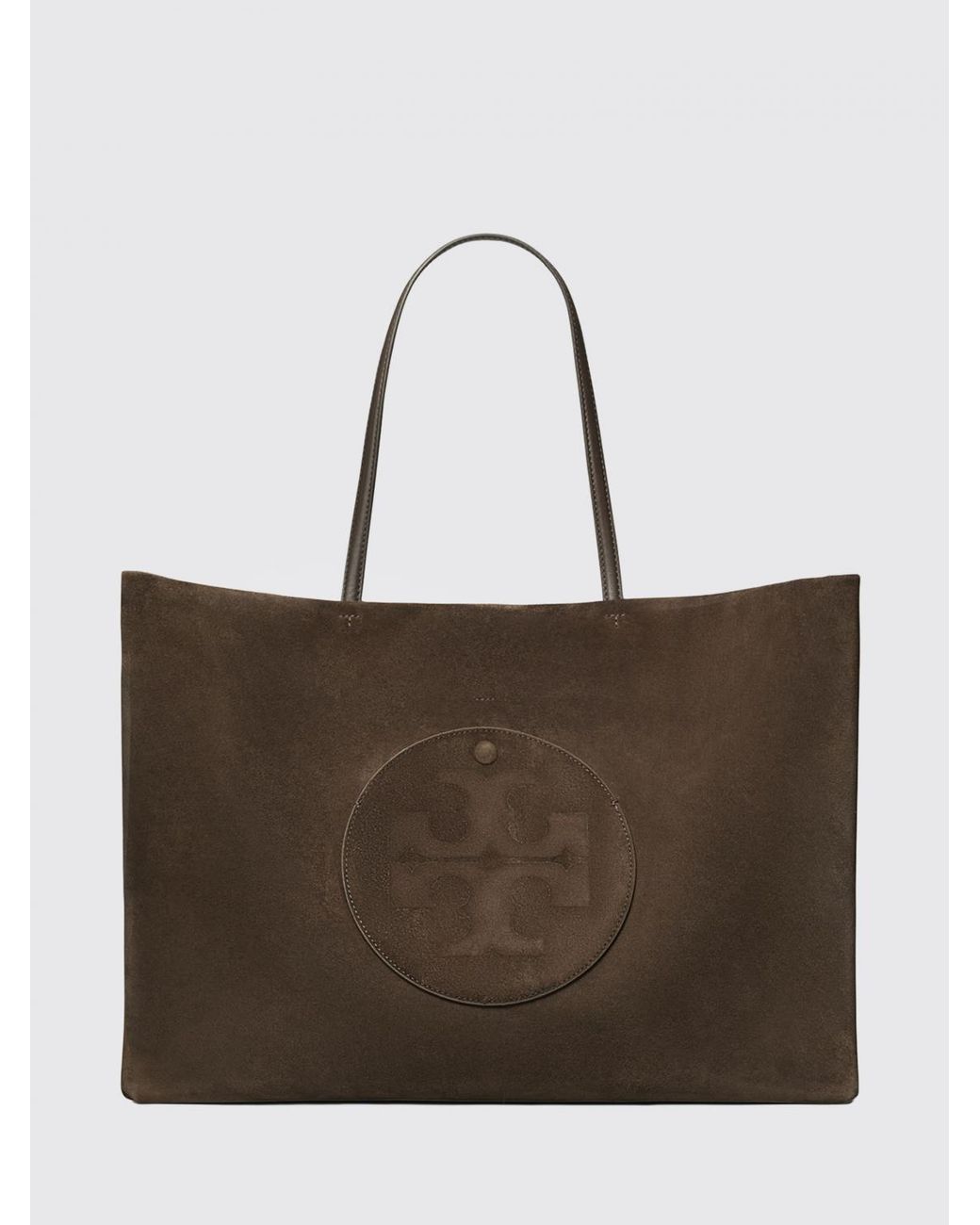 Tory Burch Brown Ella Suede Tote Bag