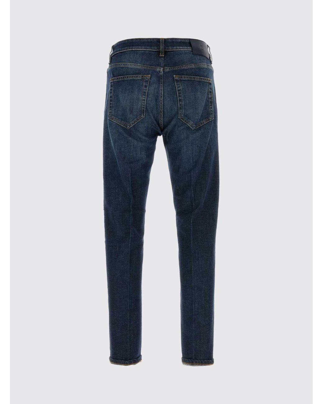 PT Torino Blue Mid-Rise Straight Jeans for men