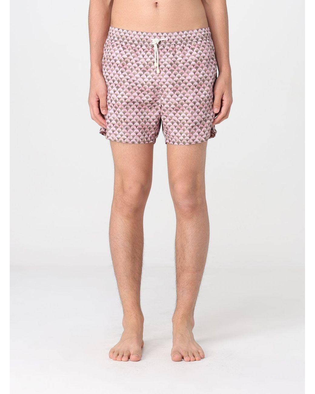 Traje De Baño Estampado Kampos de hombre de color Pink