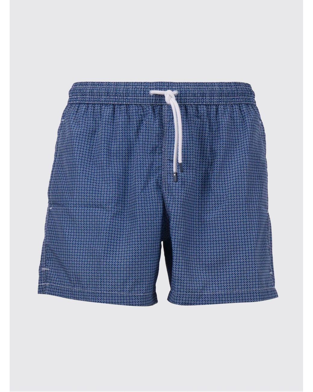 Fedeli Blue Swimsuit for men