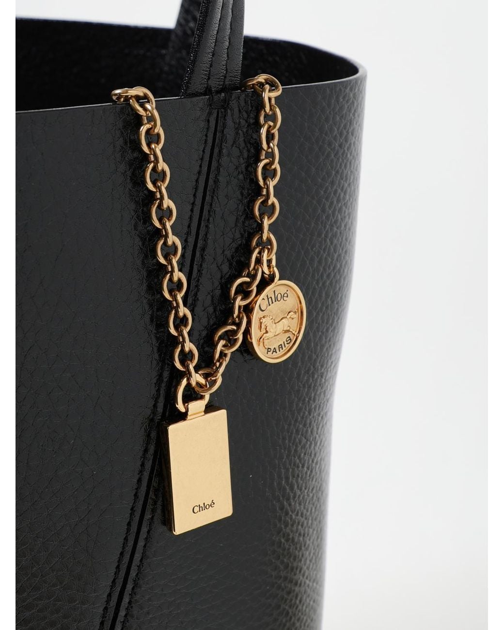 Chloé Black ChloÉ Spin Grained Leather Bag
