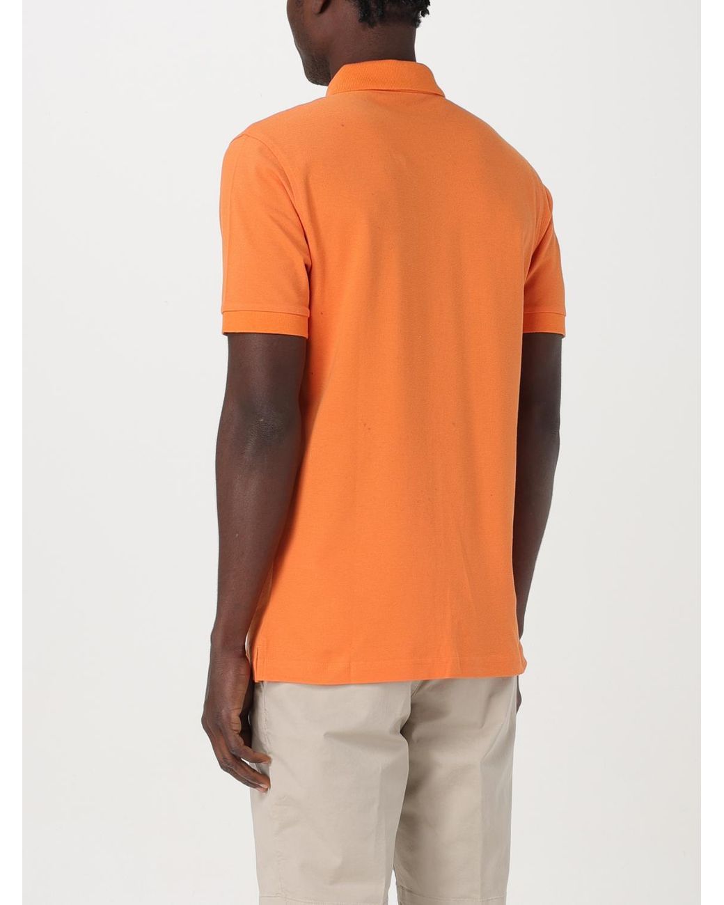 Fay Orange Polo Shirts for men