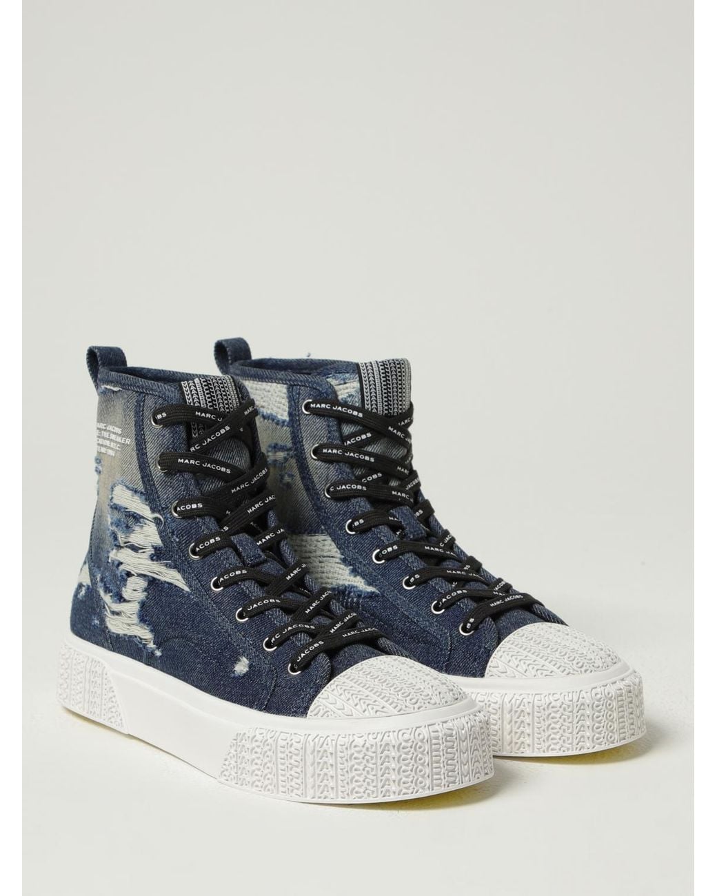 Marc Jacobs Blue The High Top Sneakers