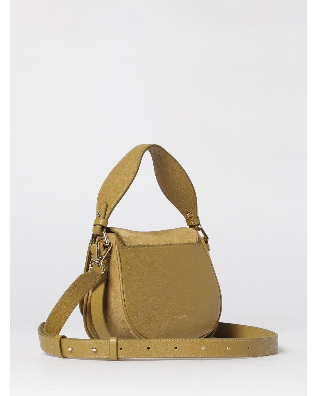 Coccinelle Metallic Mavery Small Suede Bag