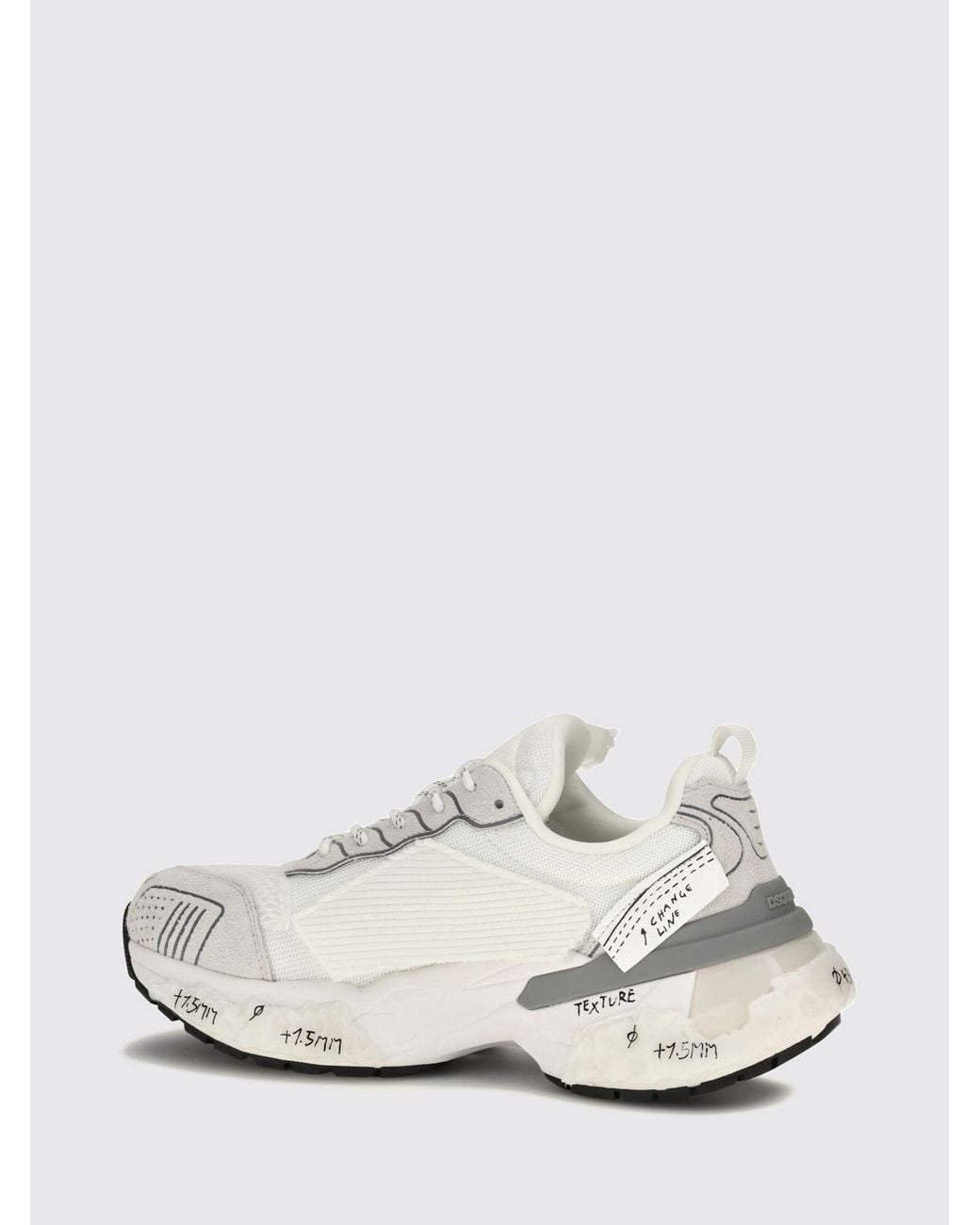 Sneakers Faster Con Patch di DSquared² in White da Uomo