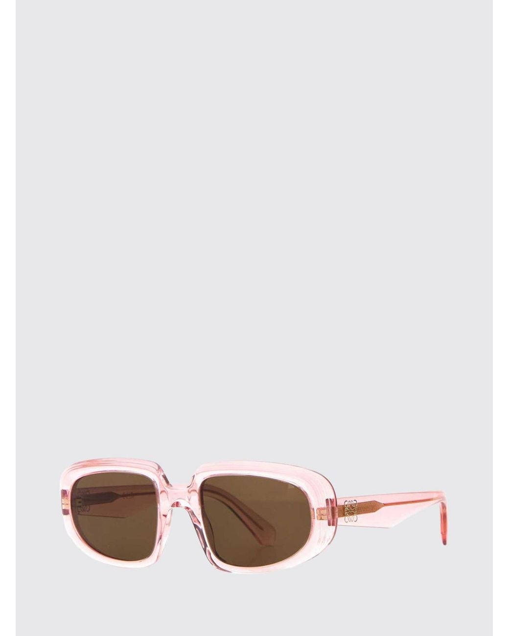 Loewe Pink Anagram Rectangular Sunglasses for men