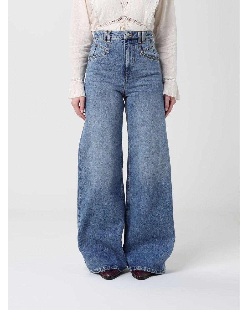 Isabel Marant Blue Lemony Denim Jeans