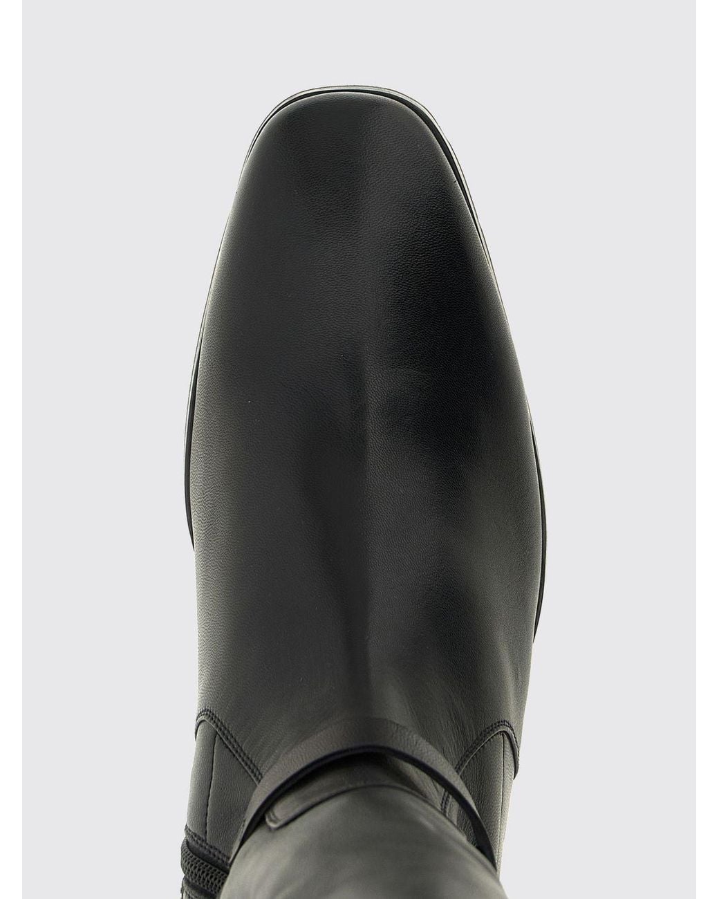 Tom Ford Black Texas-Style Over-The-Knee Cuissardes Boots