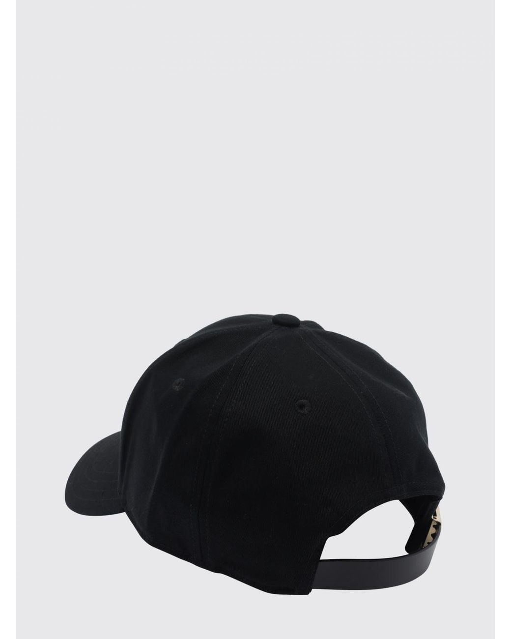 Moose Knuckles Black Cotton Twill Baseball Cap With Logo And Adjustable Strap for men