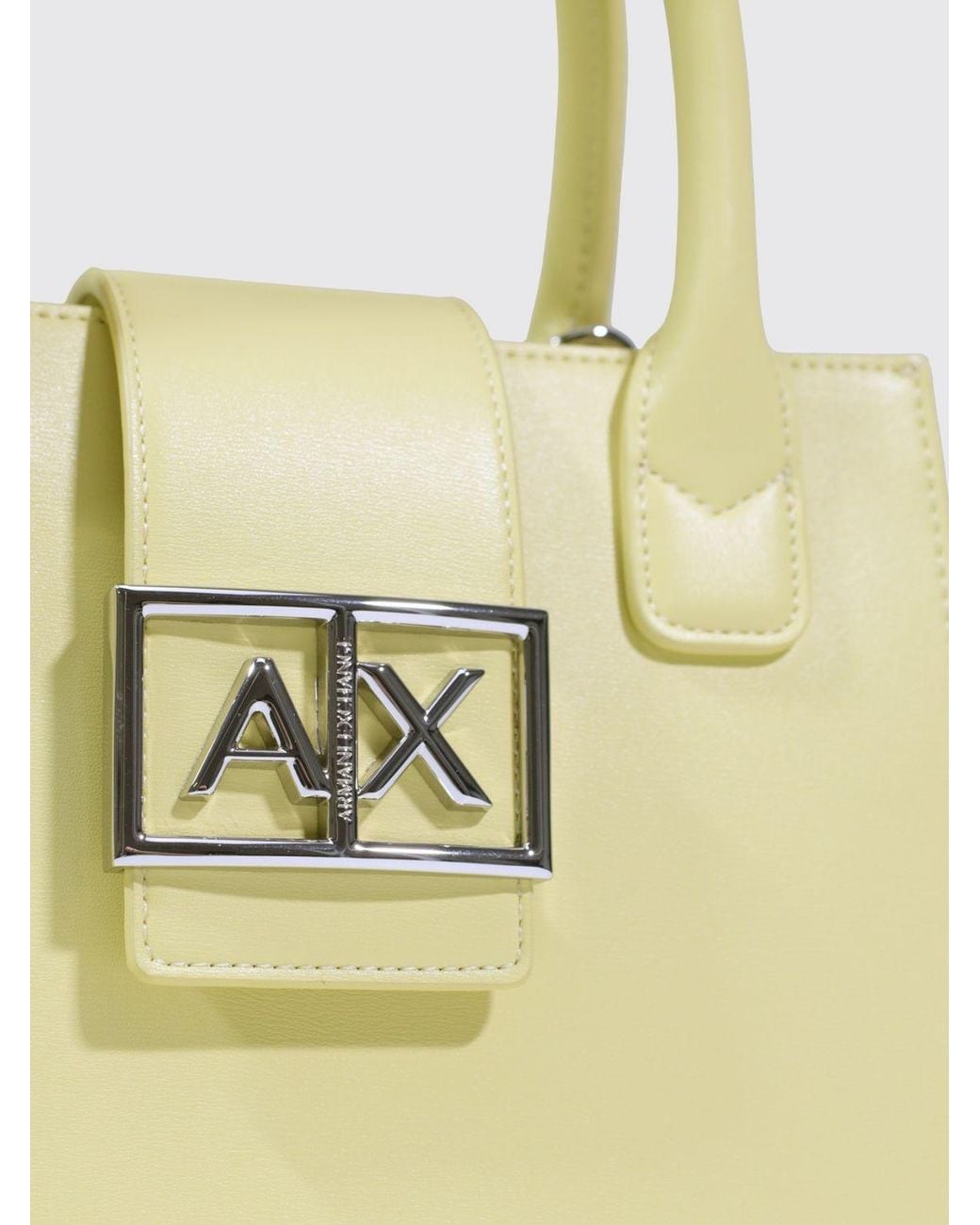 ARMANI EXCHANGE Metallic Faux Leather Bag