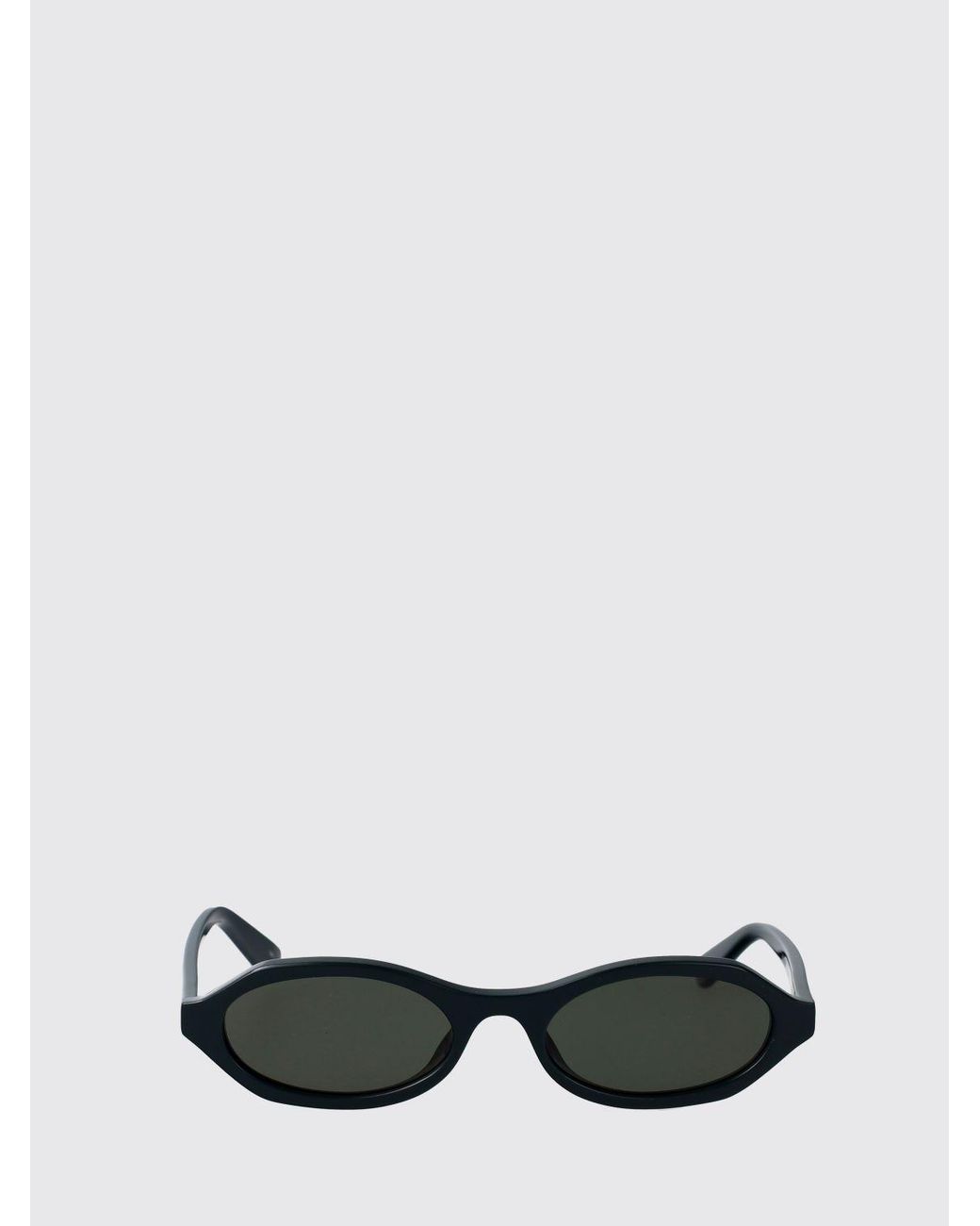 McQueen White Am0559S Acetate Sunglasses