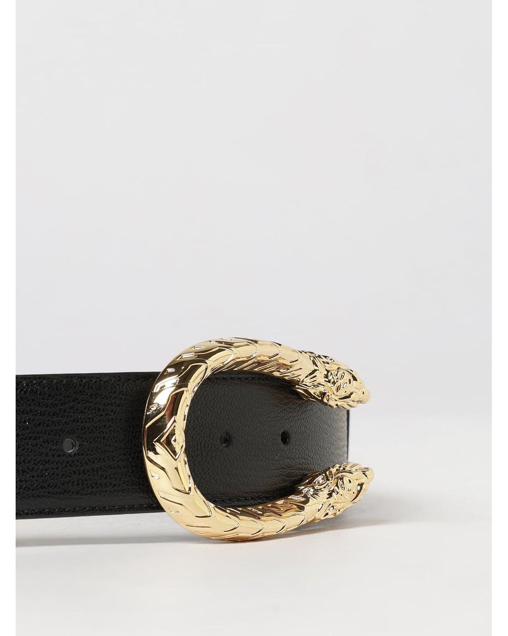 Gucci Gray Ledergürtel Mit Logo-Schnalle