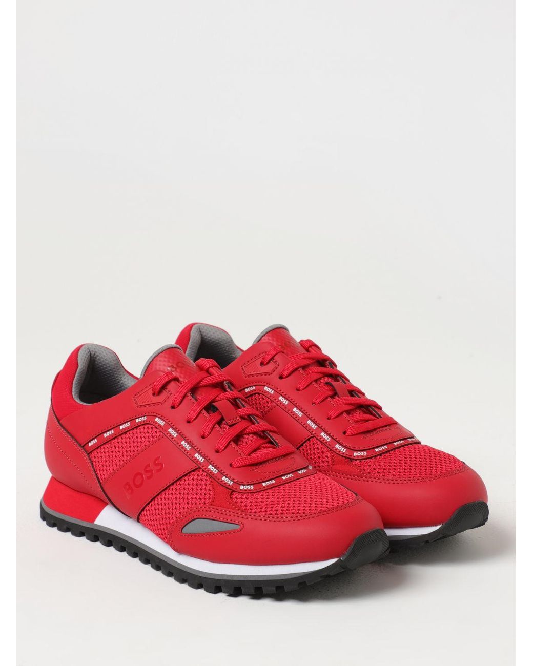 Hugo boss shoes red online