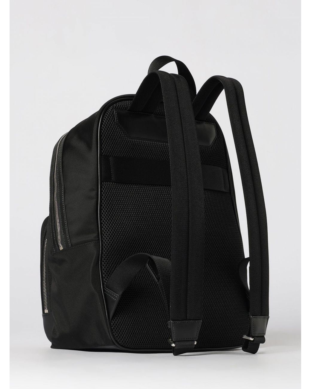 Bally Black Nylon Backpack for men