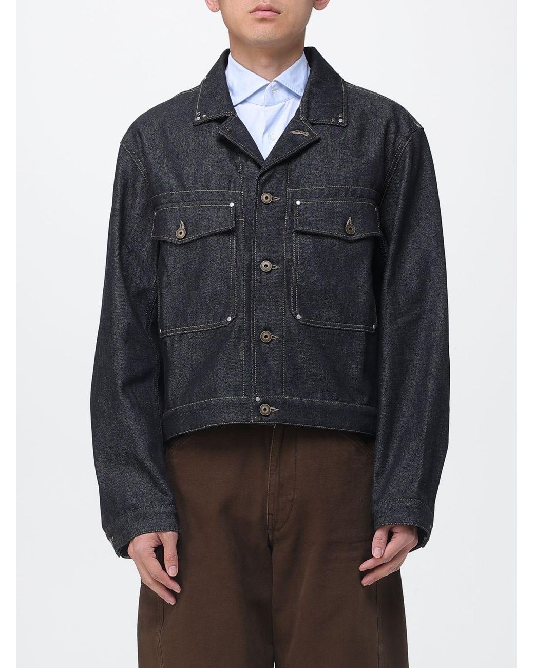 Lemaire Blue Denim Jacket for men