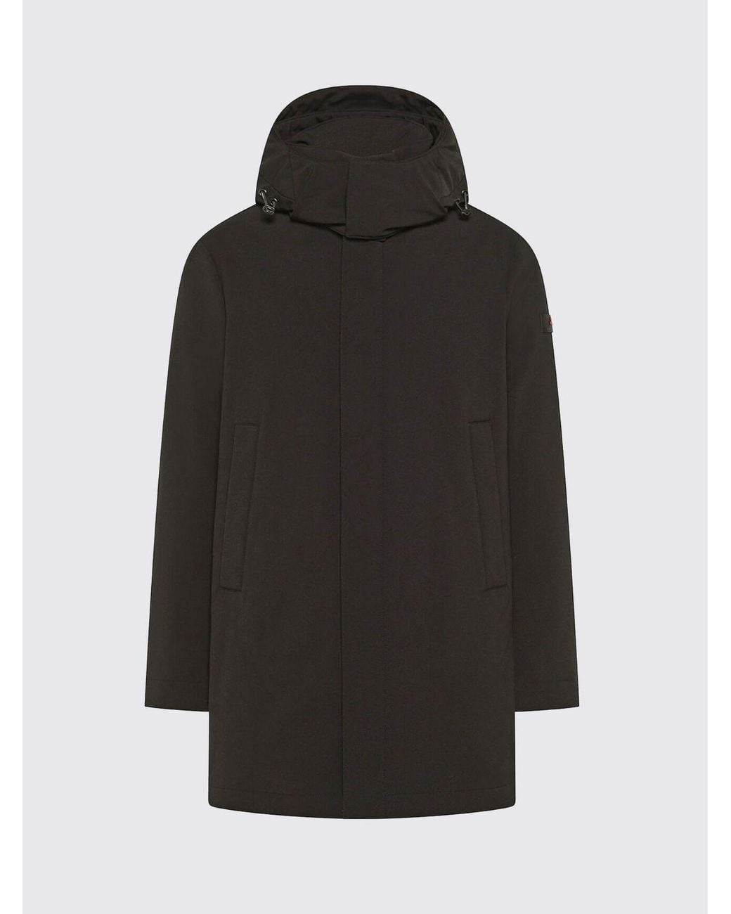 Peuterey Blue Duck Down Knee-Length Parka for men