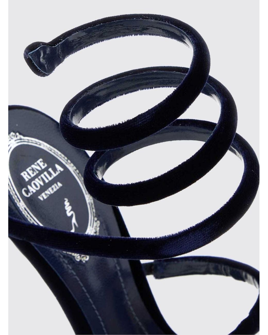 Rene Caovilla Black Heeled Sandal