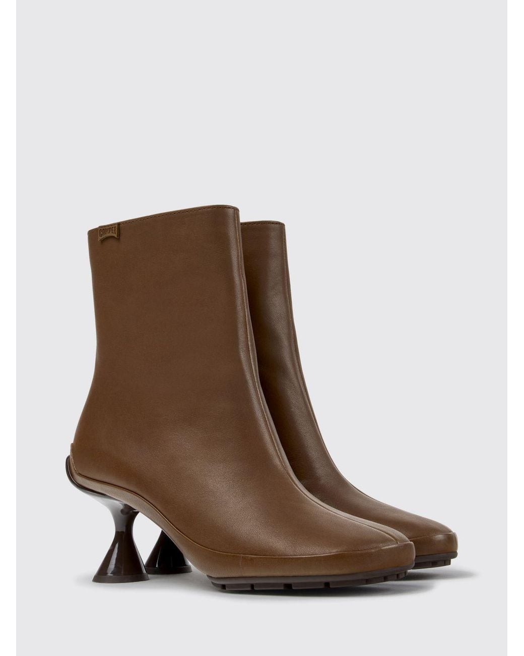 Camper Brown Right Left Ankle Boots