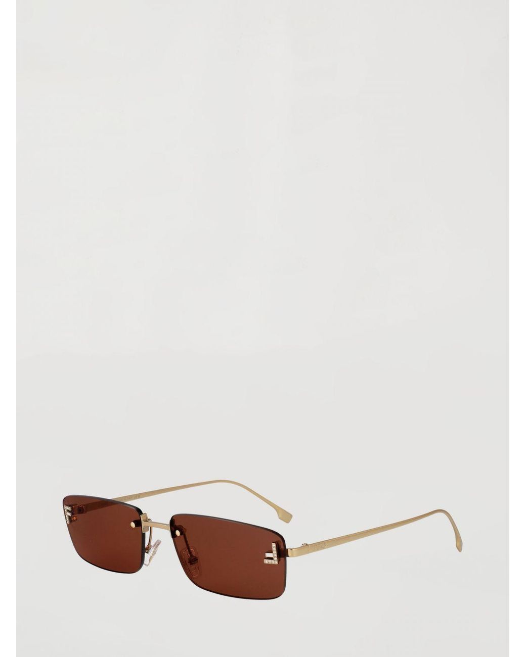 Fendi White First Sunglasses
