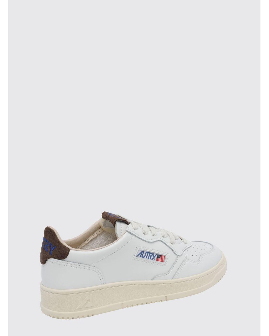 Autry White Medalist Low Top Trainers for men