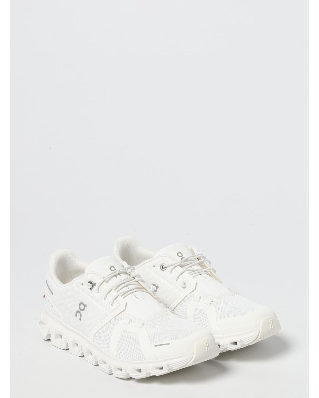 On Shoes White Cloud 6 Mesh Sneakers On