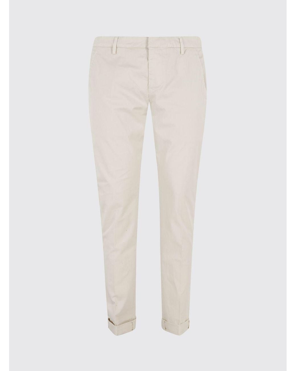 Dondup Multicolor Stretch Cotton Chino Trousers for men
