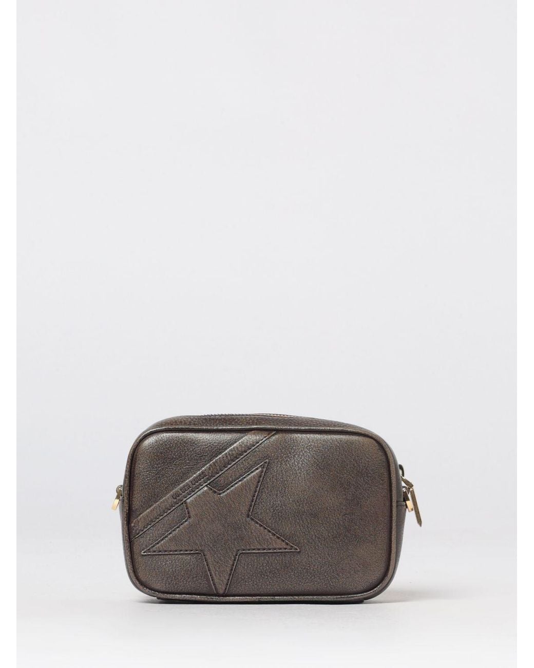 Golden Goose Deluxe Brand Gray Mini Star Leather Bag