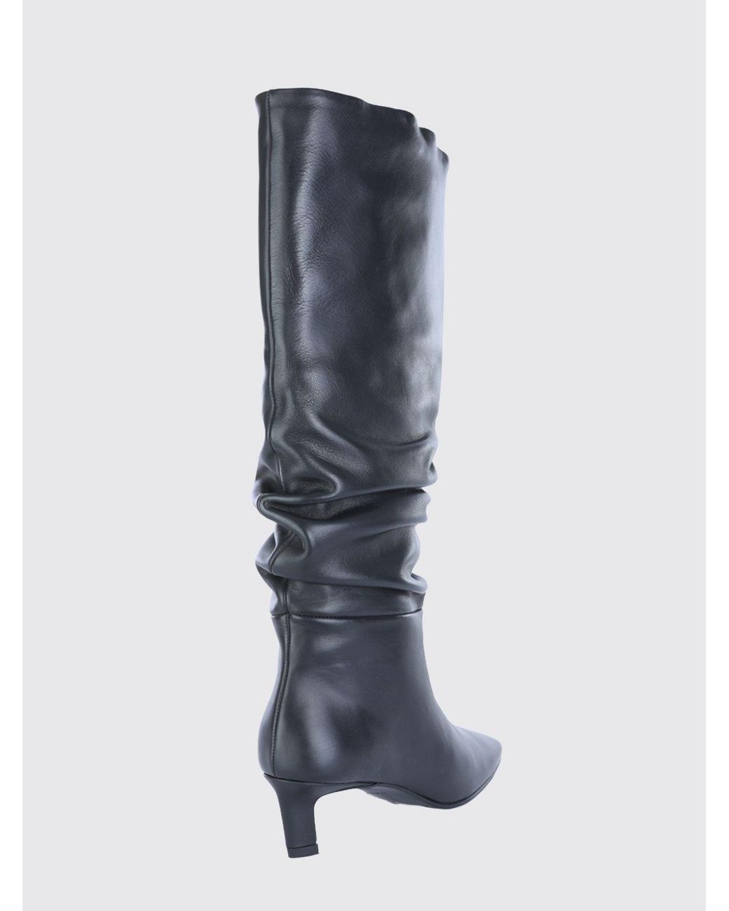 Alohas Blue Draped Knee-High Boots