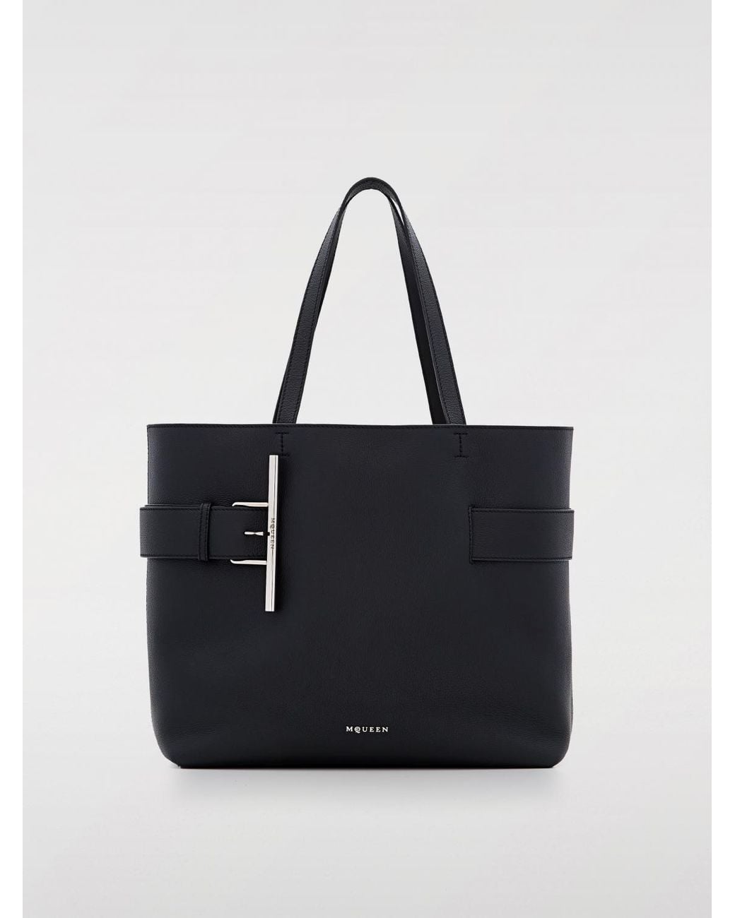 McQueen Black Shoulder Bag