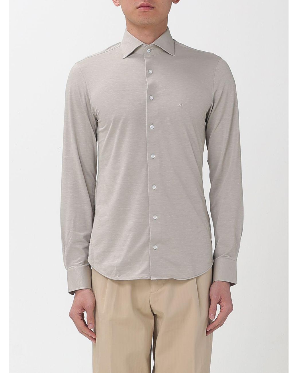 Michael Kors Gray Cotton Blend Shirt for men
