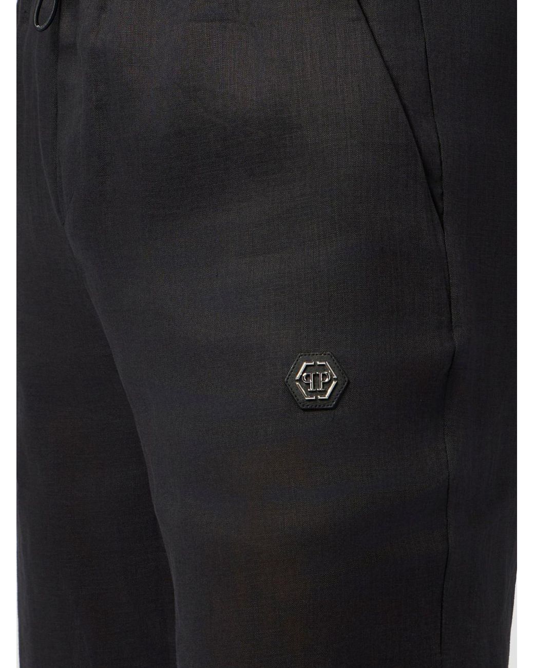 Philipp Plein Black Shorts for men