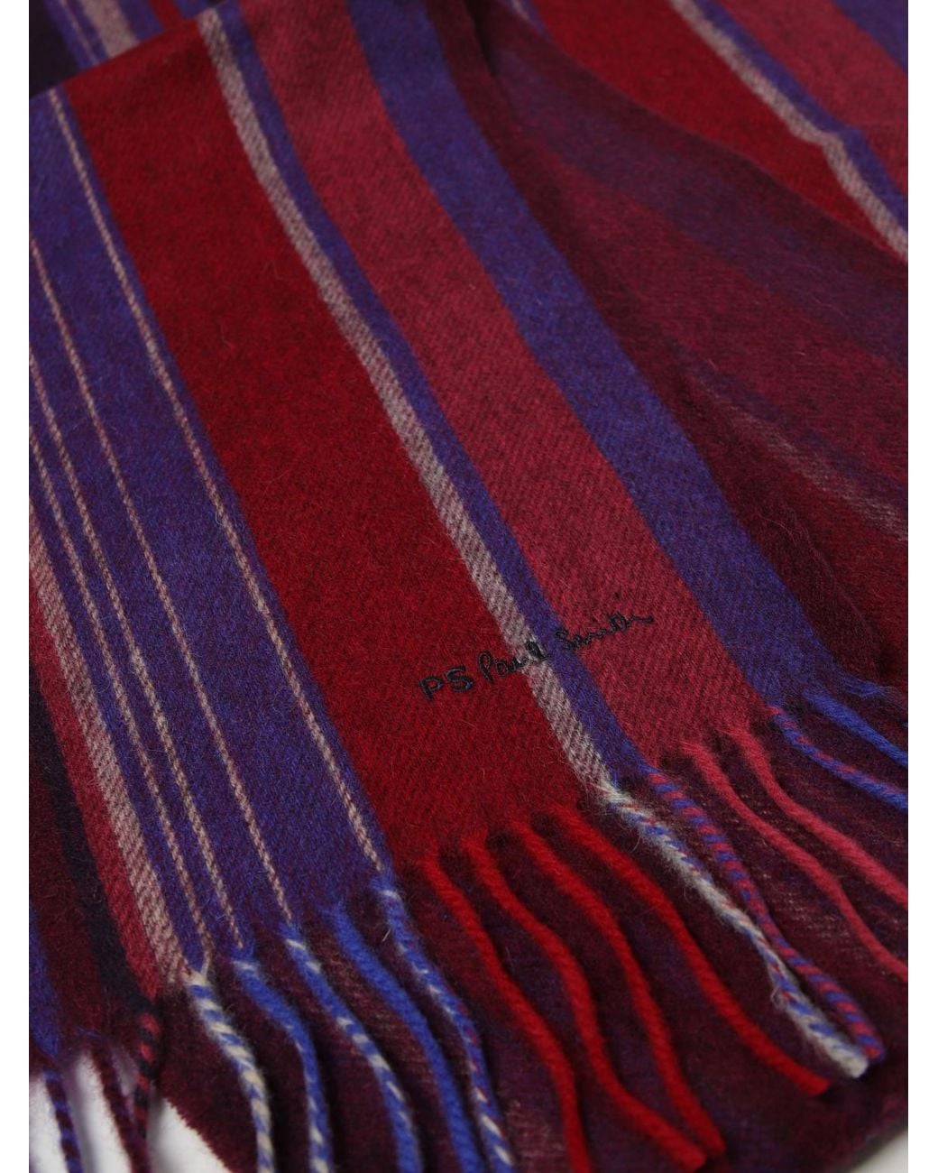 Bufanda De Lana A Rayas Paul Smith de hombre de color Purple