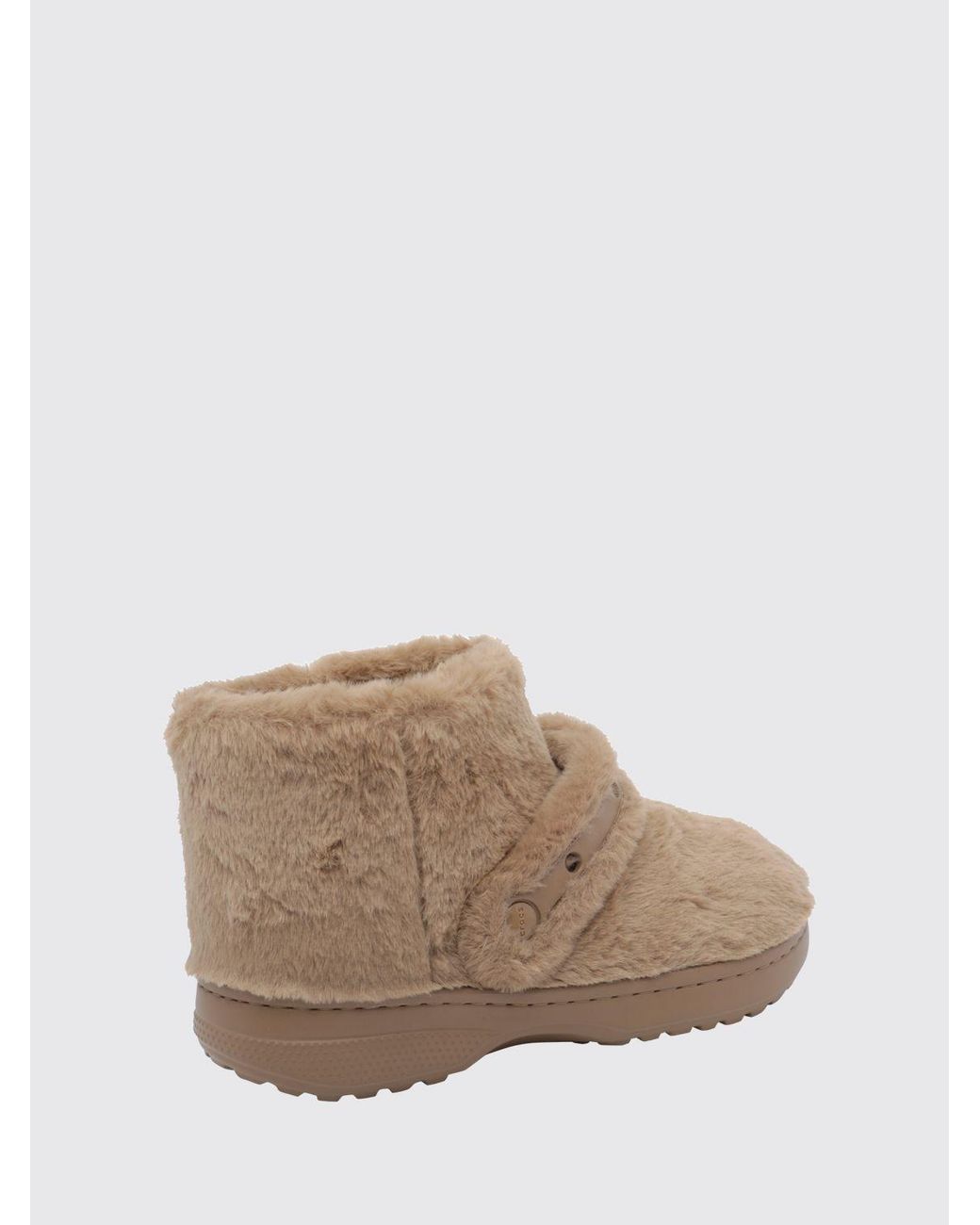 CROCSTM Brown Classic Unfurgettable Faux Fur-Lined Eva Outdoor Boots for men