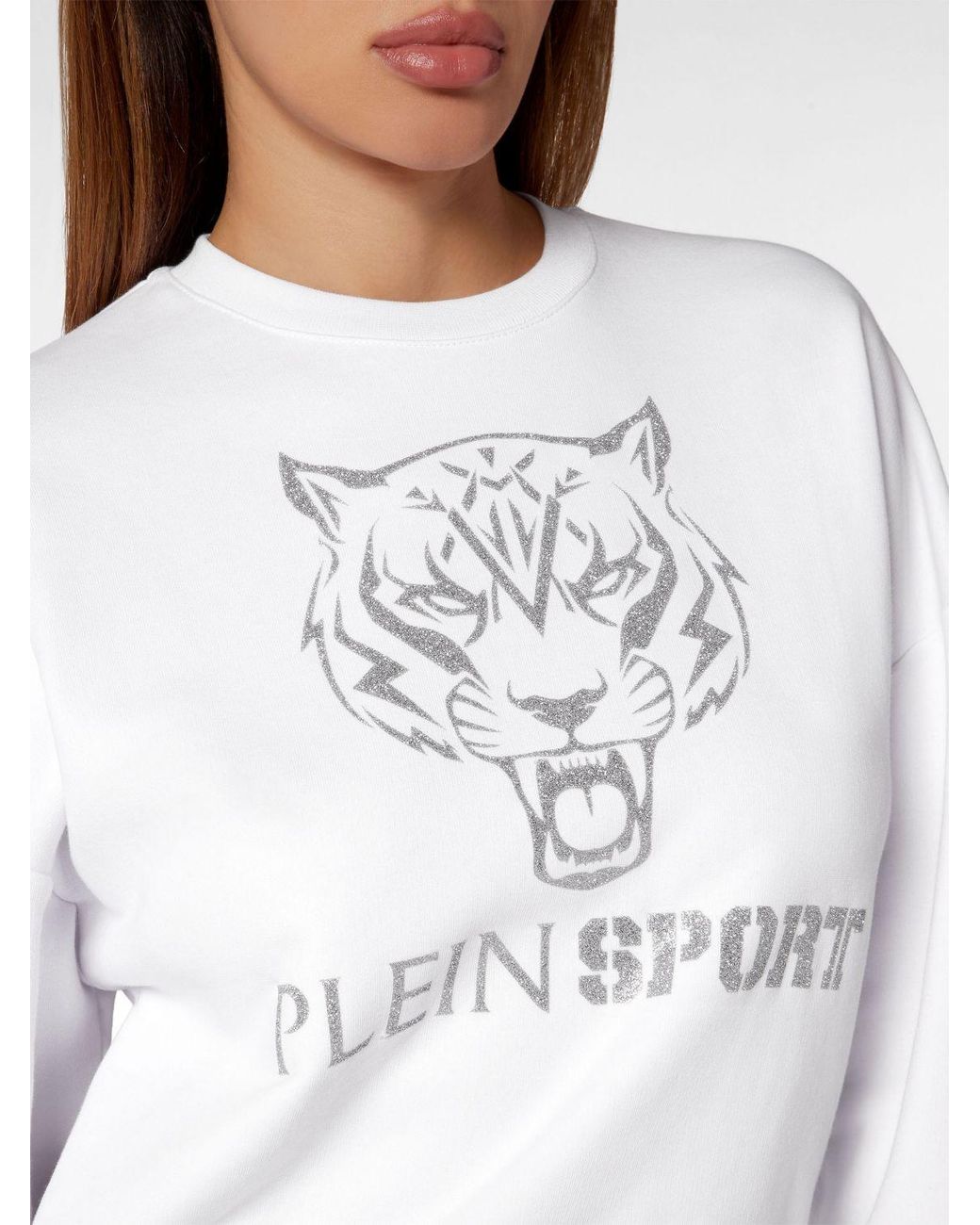 Philipp Plein Gray Crewneck Jumper