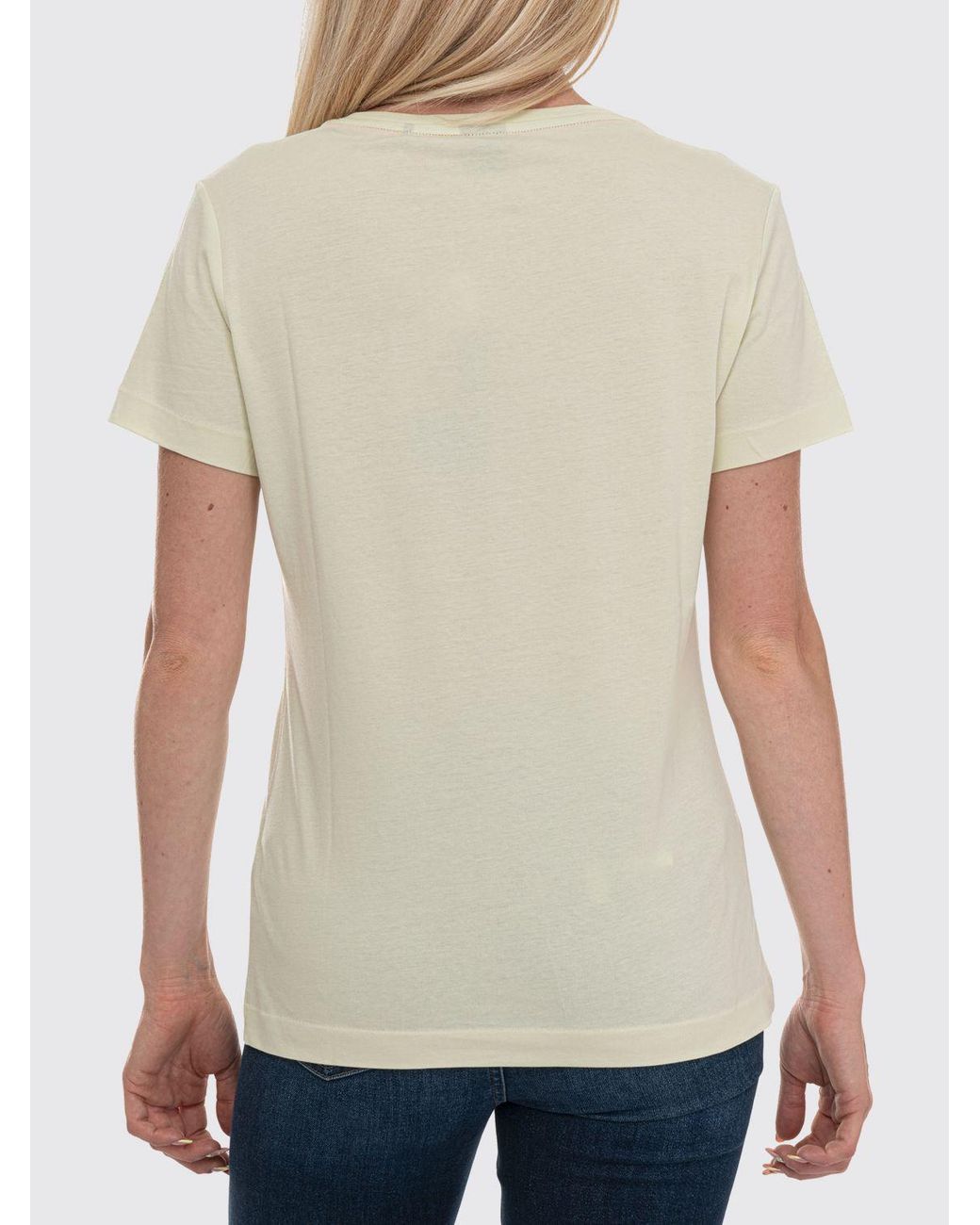 Boss Natural Cotton T-Shirts With Mini Logo