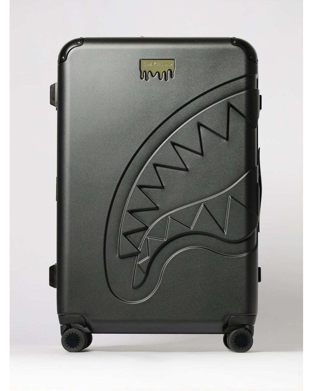 Sprayground Gray Polycarbonate Trolley With Embossed Logo for men