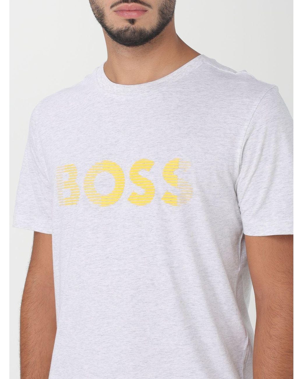 Boss White T-shirt for men