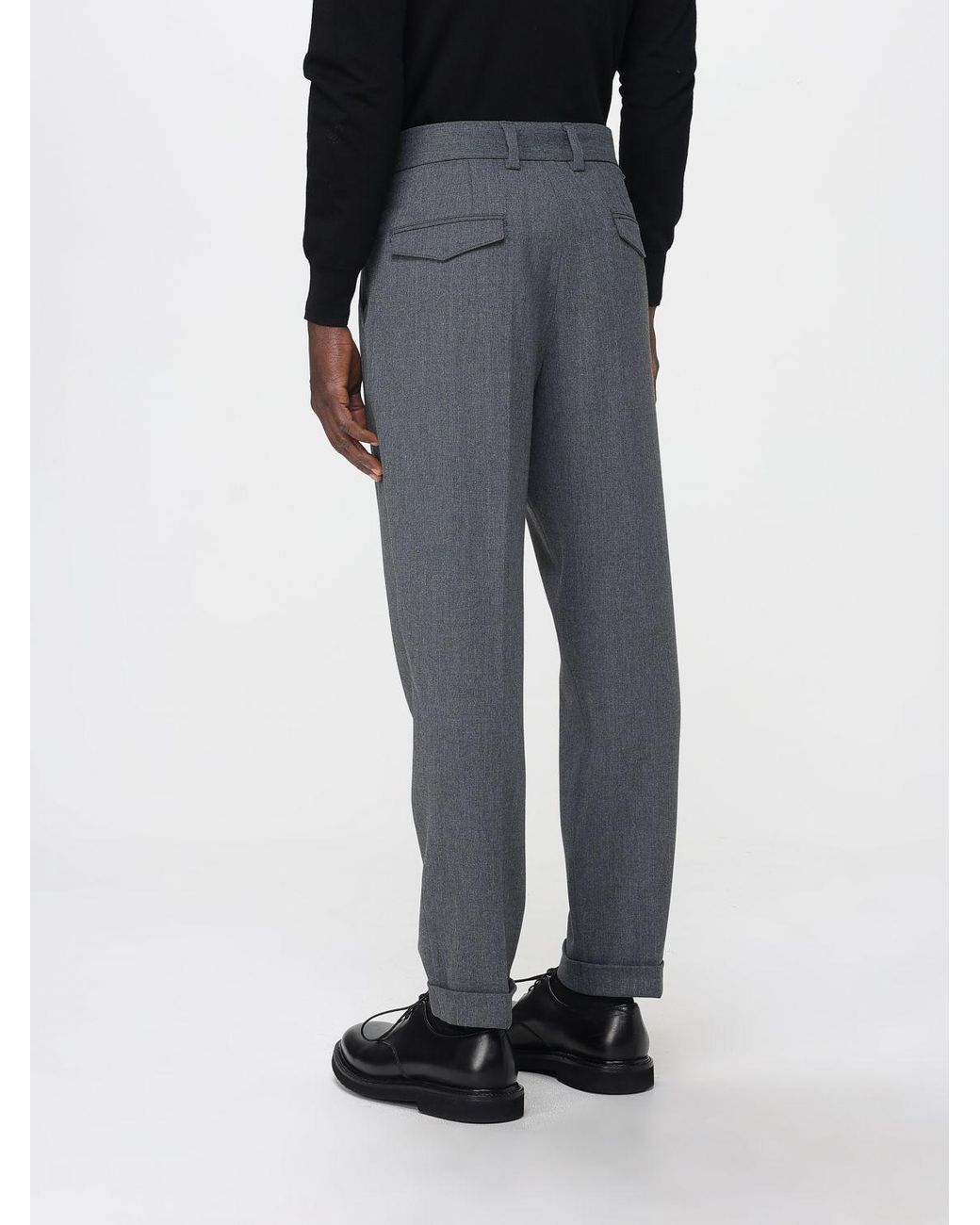 Paolo Pecora Blue Trousers for men