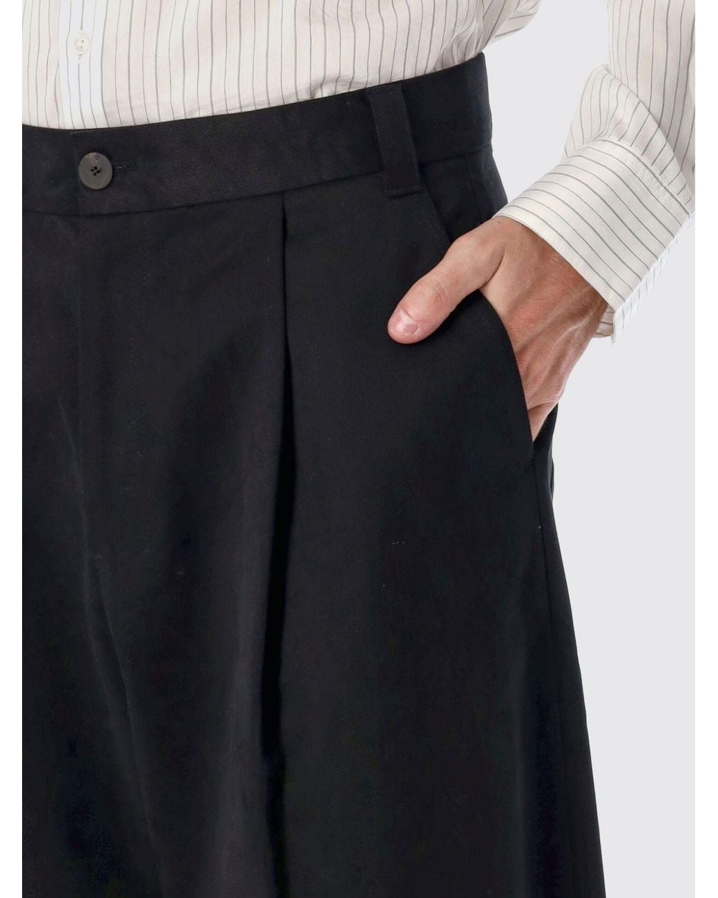 Studio Nicholson Black Trousers for men