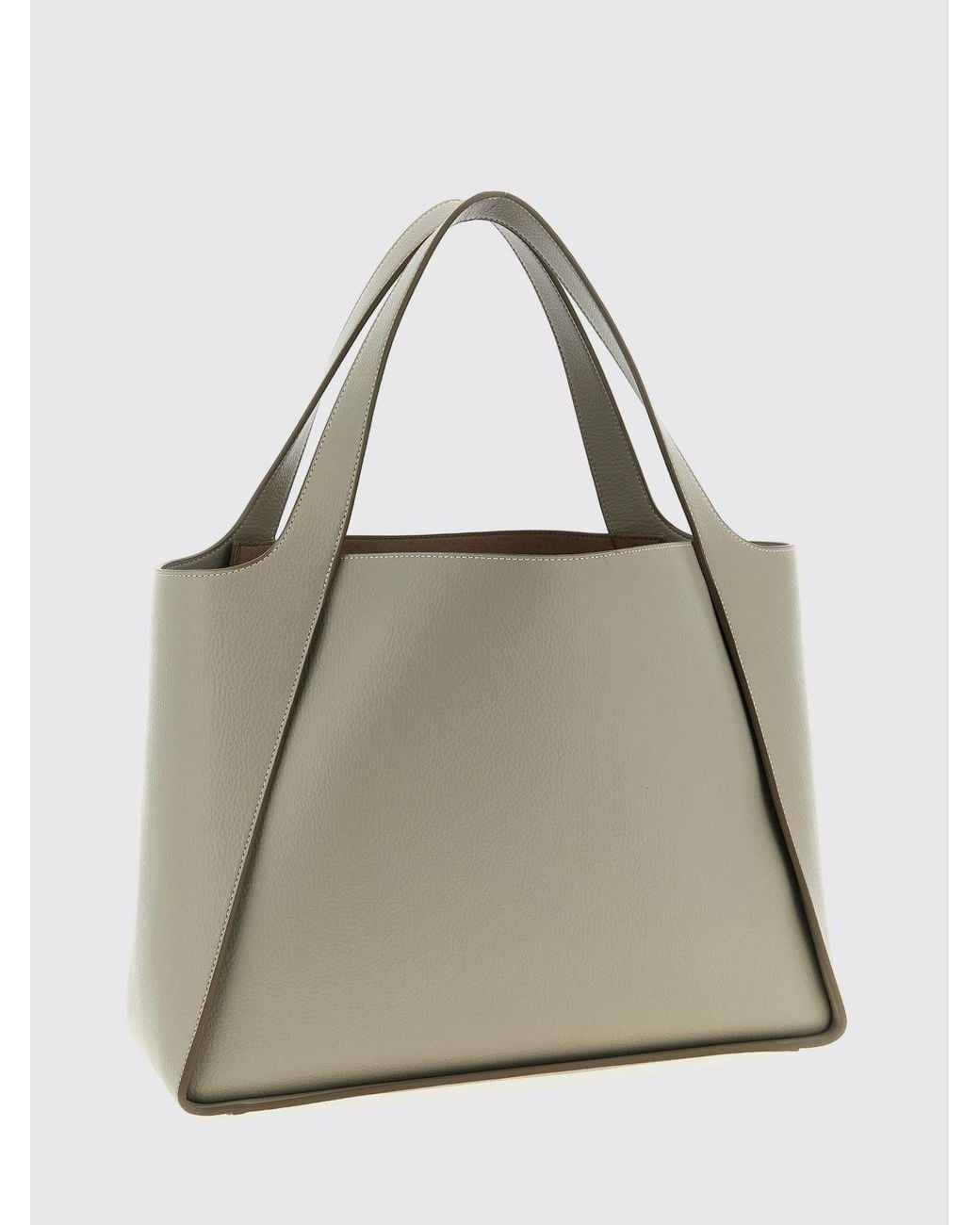 Stella McCartney Natural Grained Faux Leather Bag