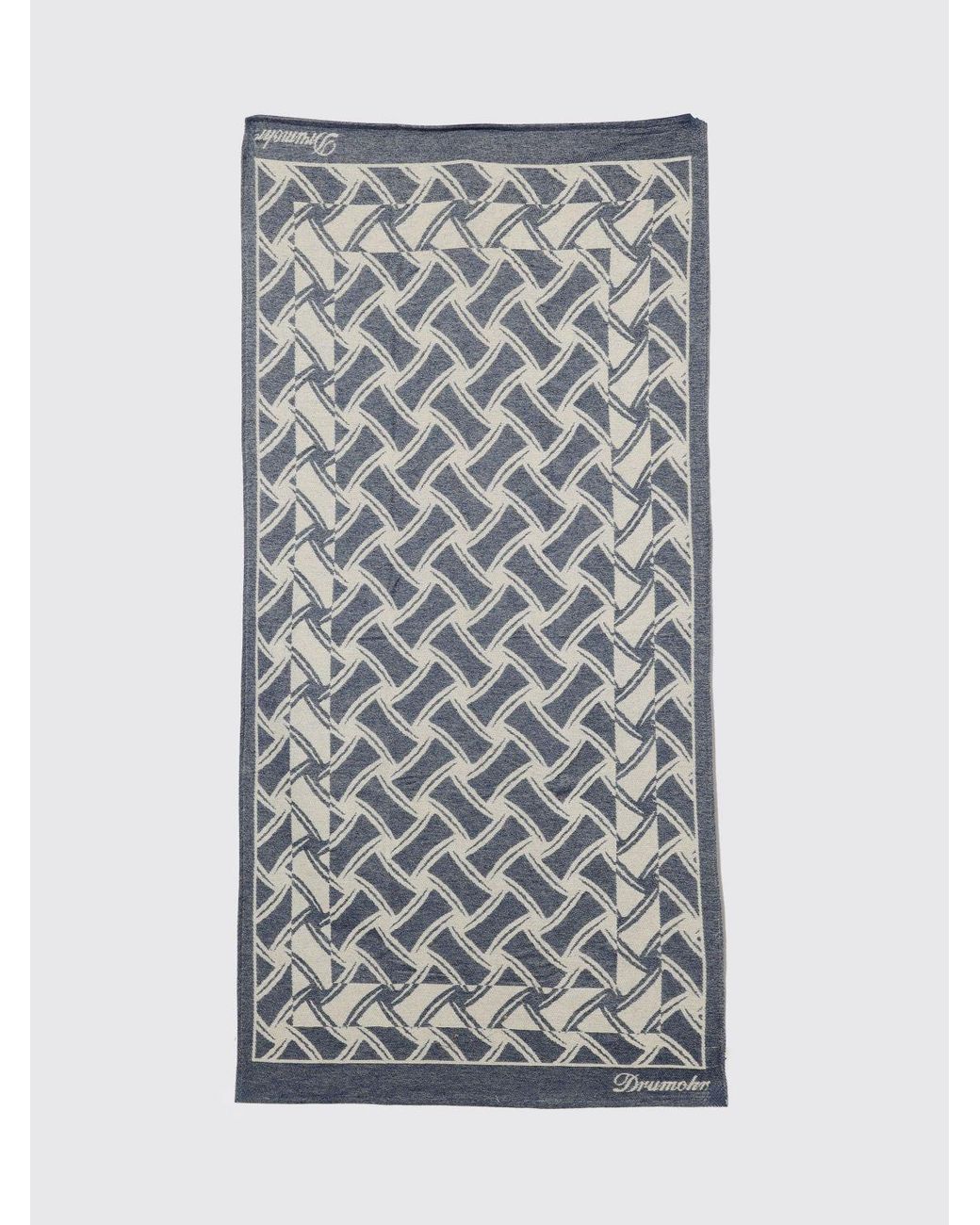 Drumohr White Beach Towel for men